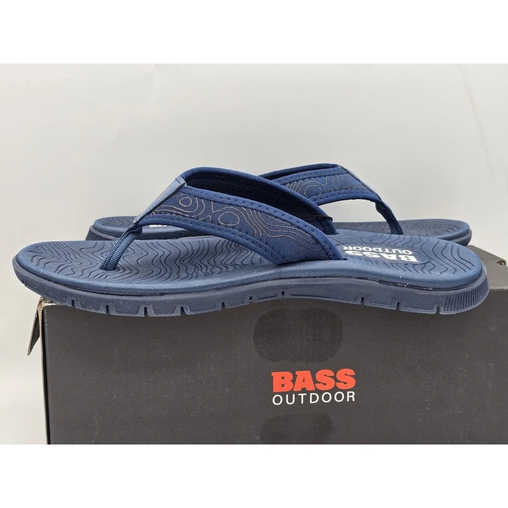 NEW BASS OUTDOOR TOPO THONG Sandal‎ — US SIZE 9 - Ensign Blue - NIB